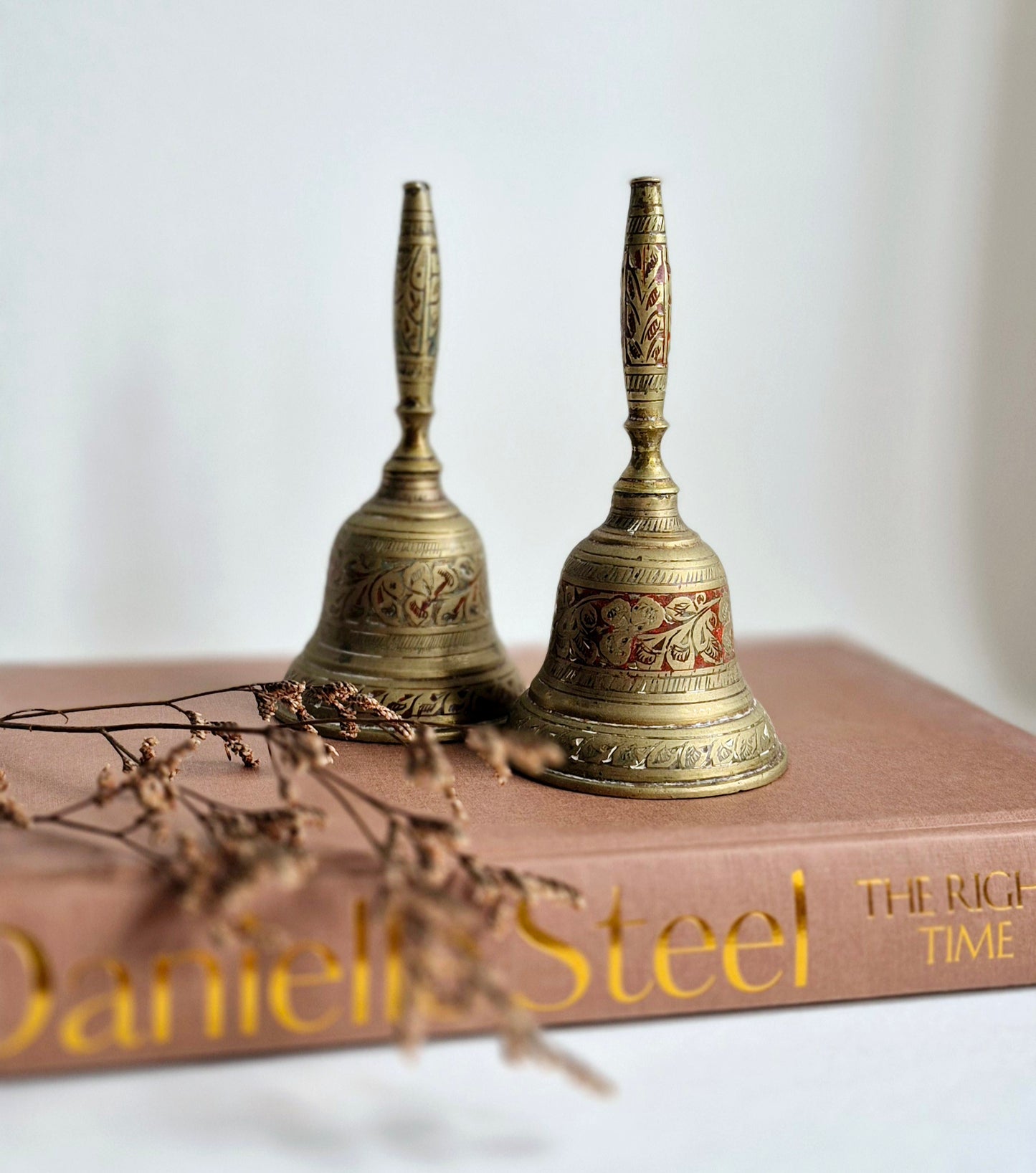 2 x Brass Altar Bell for Ritual or Altar Use