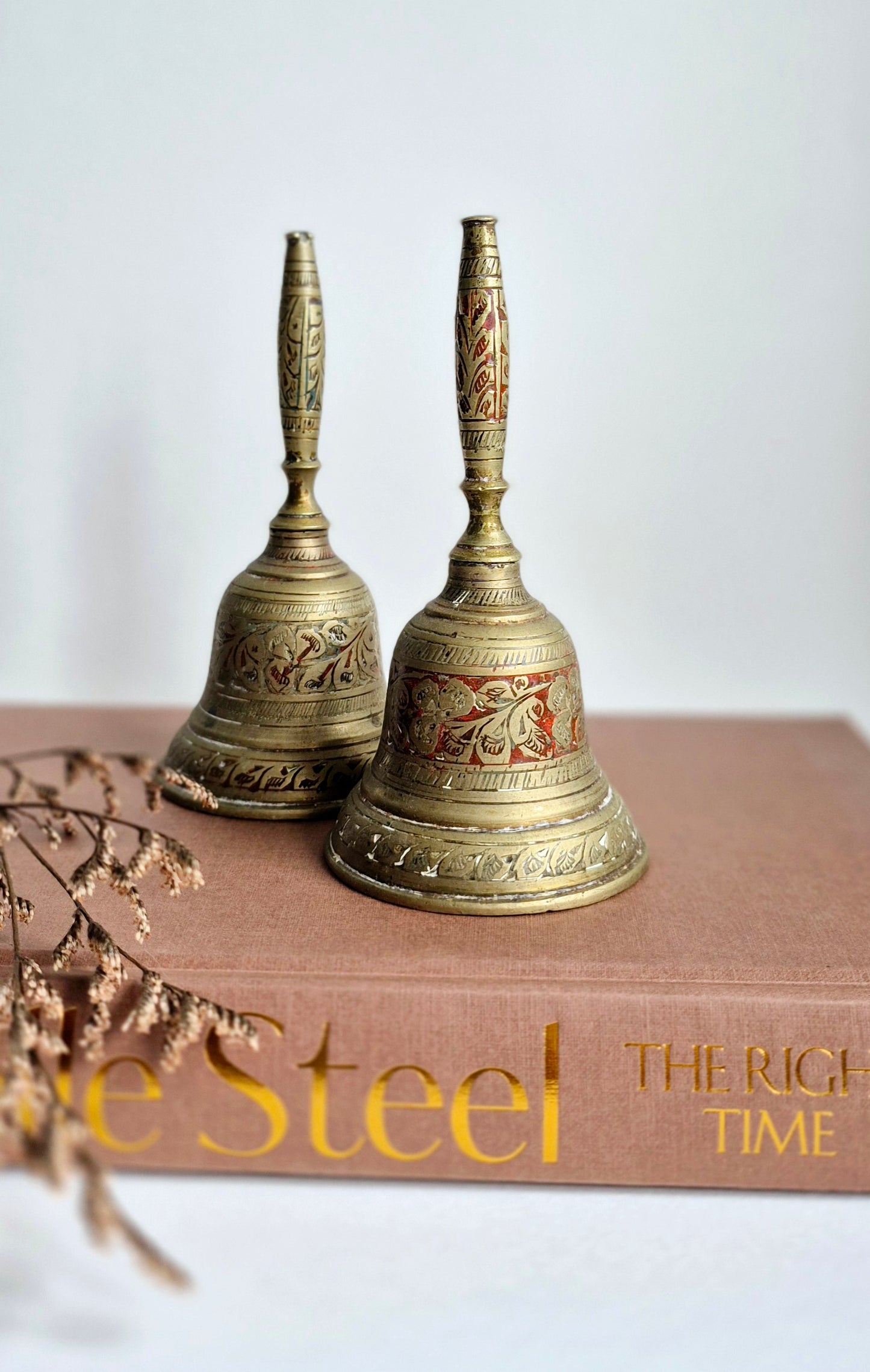 2 x Brass Altar Bell for Ritual or Altar Use