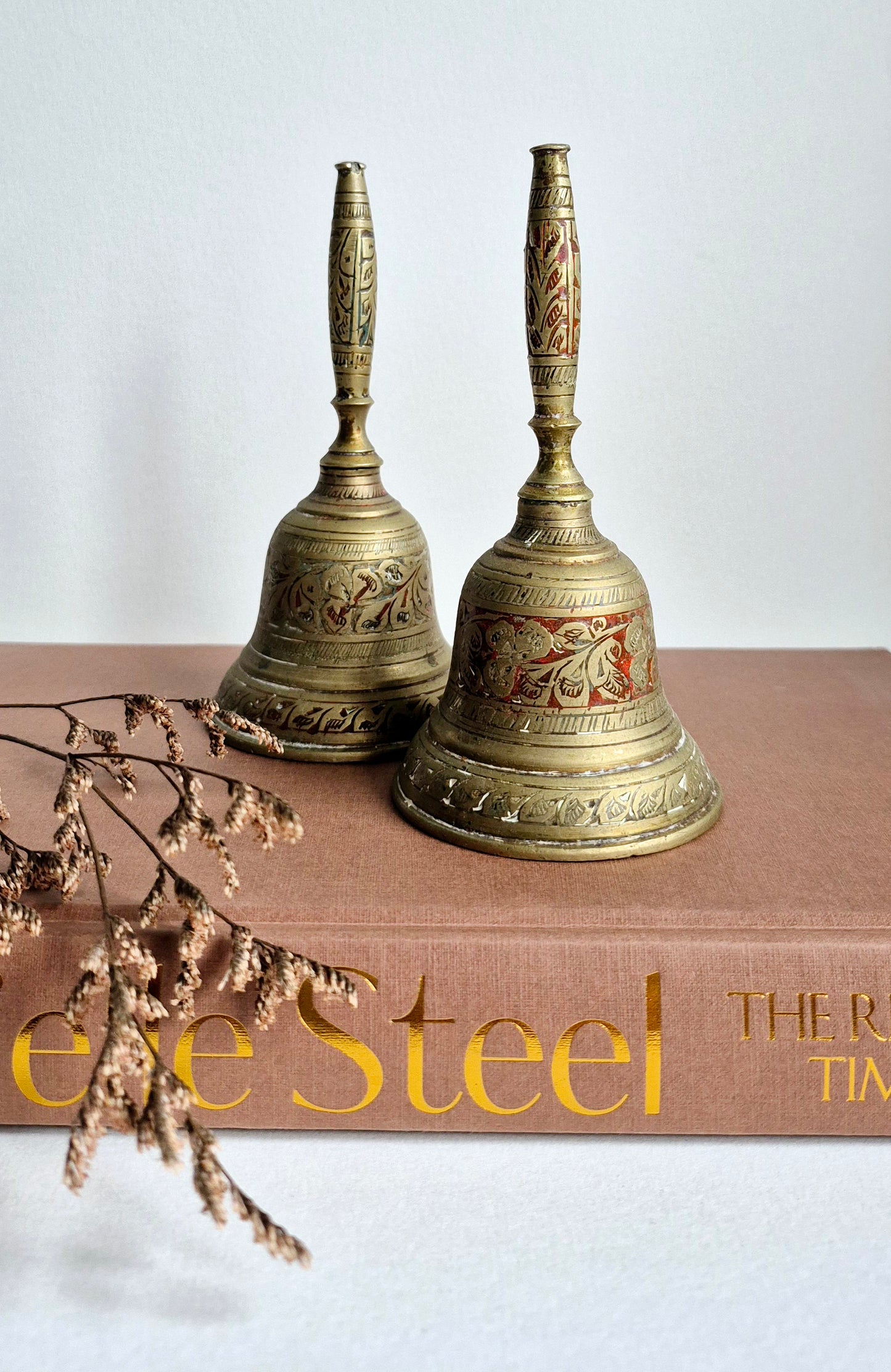 2 x Brass Altar Bell for Ritual or Altar Use