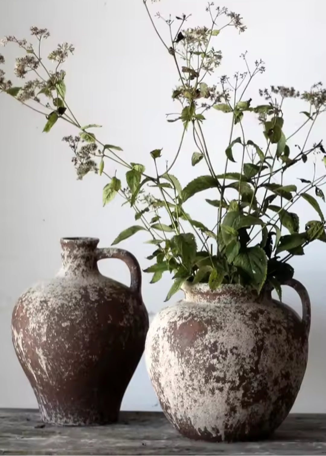 Large Terracotta Vase - Rustic Elegance