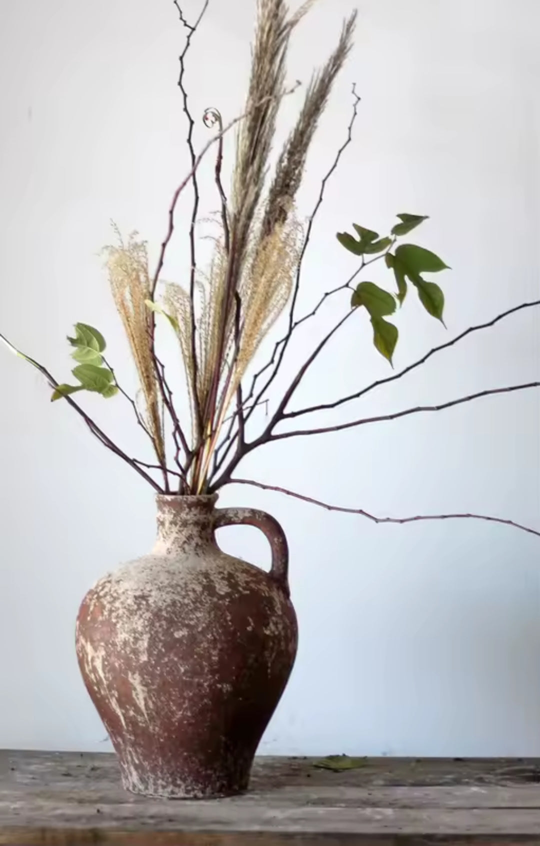 Large Terracotta Vase - Rustic Elegance