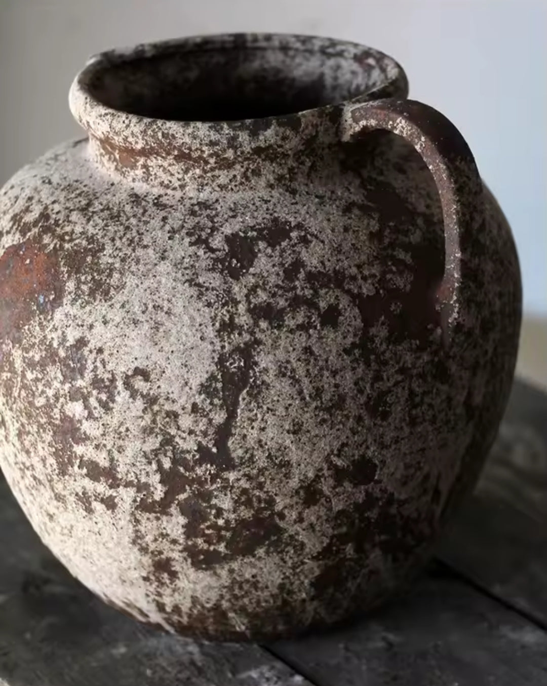 Large Terracotta Vase - Rustic Elegance