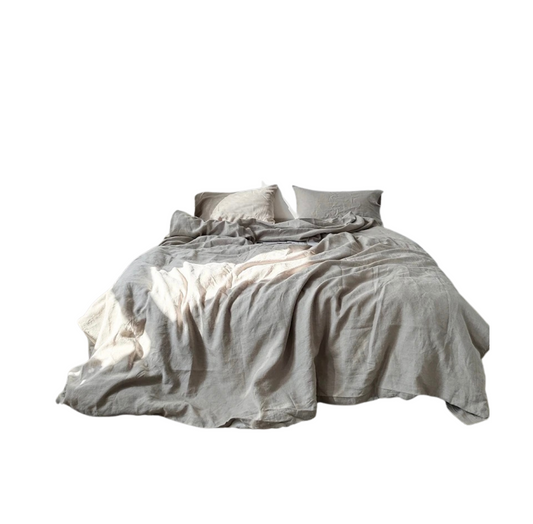 3PCS 100% Linen Duvet Cover Set